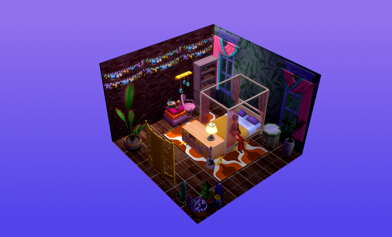 Illustration for article titled Sims Players Are Building Adorable Dollhouses